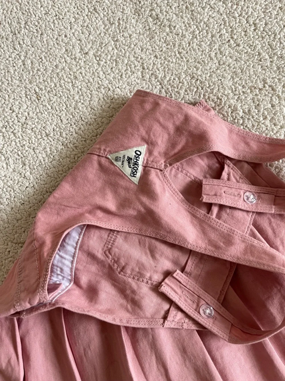 OshKosh B'gosh Dusty Pink Cotton Jumper Dress 5T